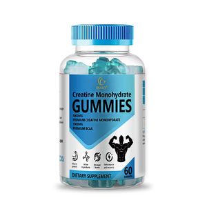 DUOZI <b>Creatine</b> <b>Monohydrate</b> Gummies 5000mg with BCAA 60 Count Muscle Growth Dietary Supplement - Product Image 1