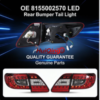 Feux arrière LED de haute qualité pour Toyota Corolla 2011-2013, feux arrière modifiés, feux de stop, ensembles de feux arrière