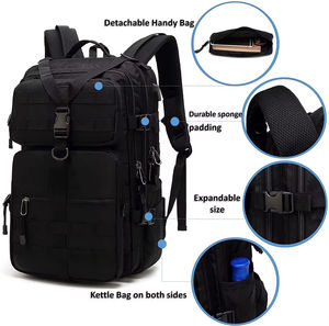 Sac à dos tactique 3-en-1 isotherme avec compartiments détachables – Offre Spéciale - Product Image 4