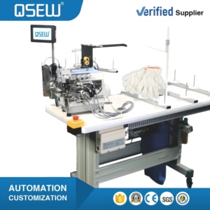 Máquina de Coser Automática para Overlock de Guantes QS-5100D-GL, Máquina de Coser Overlock para Guantes de Trabajo - Product Image 1
