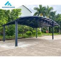 Auvent de voiture polyvalent Polycarbonate Aluminium Alliage Acier Cadre Auvent de voiture Tente extérieure PC Voile pour garage Ombre Abri de voiture