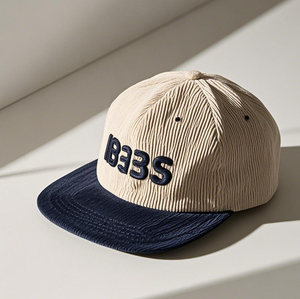 Gorra de béisbol personalizada, gorra de 5 paneles para hombres y mujeres, gorra Snapback de pana ajustable, gorra Polo para papá, gorras planas de Hip Hop - Product Image 6