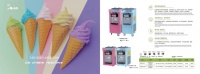 Machine à glace molle professionnelle BLG 220v, haute productivité, 25L, 100 PCS./H, pour utilisation en boutique de crème glacée