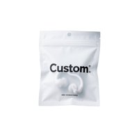 Câble de données refermable personnalisé produit d'accessoires électroniques 3C sac d'emballage en plastique à trois joints latéraux