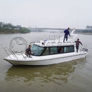 Fabricante Nuevo diseño Barcos más baratos Yate de lujo de alta calidad 31.2Ft 18 Barco de velocidad de pasajeros con cabina - Product Image 3