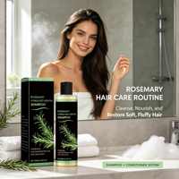 100ml Sampo Rosemary Keratin Pembersih Mendalam Menenangkan Kulit Kepala, Membuat Rambut Terlihat Lebih Lebat, Memperkuat Akar Rambut untuk Penggunaan Salon SPA