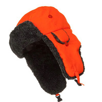 Chapeau d'hiver d'extérieur pas cher en gros, chapeau de trappeur, chapeau de forêt doublé de fausse fourrure à carreaux pour les sports, les fêtes, la pêche