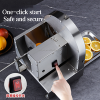 Automatische 1-9mm verstelbare aardappelchips-snijmachine, fruit- en plantainsnijmachine, 1 stuk minimale bestelhoeveelheid, geschikt voor commercieel & thuisgebruik