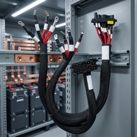 Rangkaian Kabel Harness Server AI dan Penyimpanan Energi Baterai Khusus, Konektor Daya BESS dengan Terminal Cincin