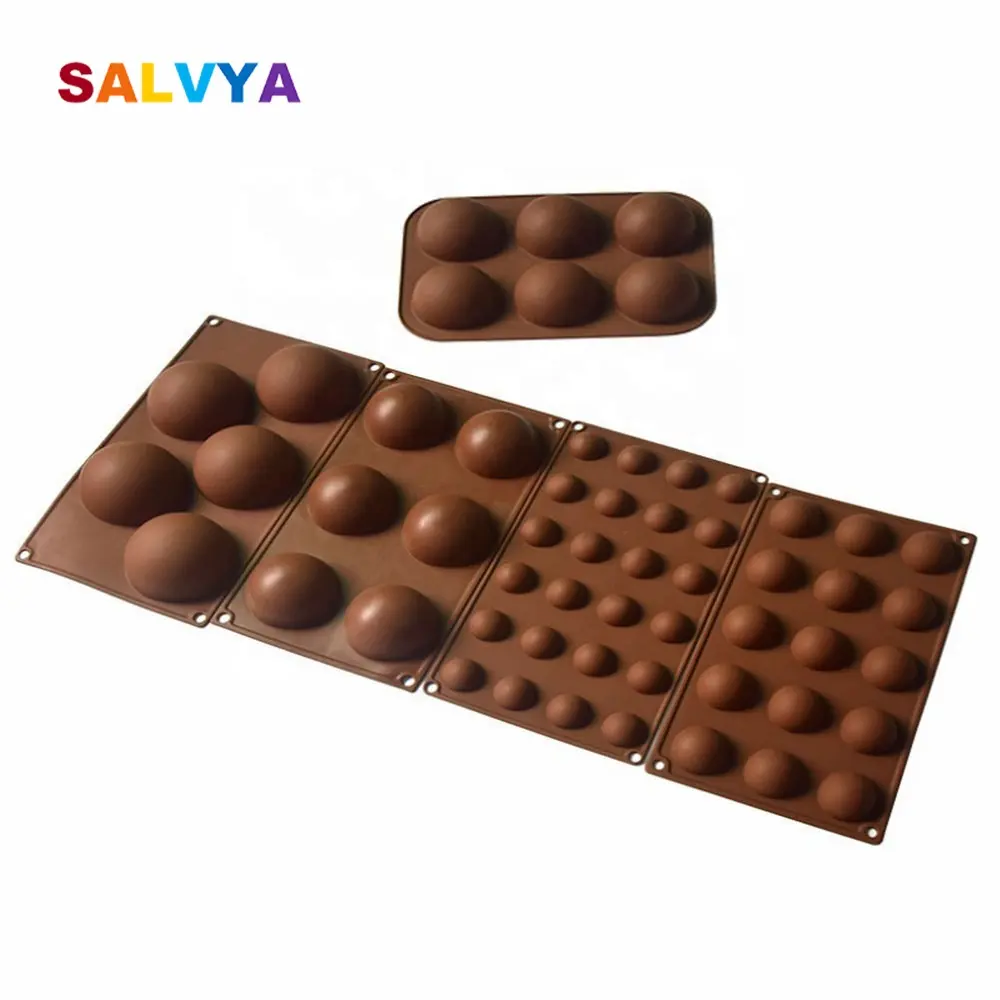 DIY прозрачная купольная мусс пресс-формы для шоколадных конфет пудинг лоток производитель силиконовой смолевой форма для выпечки тортов