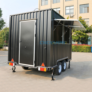 Remolque de Comida Móvil Chammp, Cocina Móvil, Puesto de Comida Totalmente Equipado, <span class=keywords><strong>Caravana</strong></span> de Comida Callejera de Acero Inoxidable para Hamburguesas y Pizza - Product Image 3
