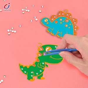 Chengji niños Arte Creativo dibujo juguetes conjunto dinosaurio <span class=keywords><strong>serie</strong></span> DIY cristal pegamento pintura juguete para niños - Product Image 2