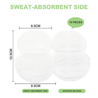 Coussinets d'aisselle jetables confortables, patch contre l'hyperhidrose, protection premium contre la transpiration des aisselles pour femmes et hommes