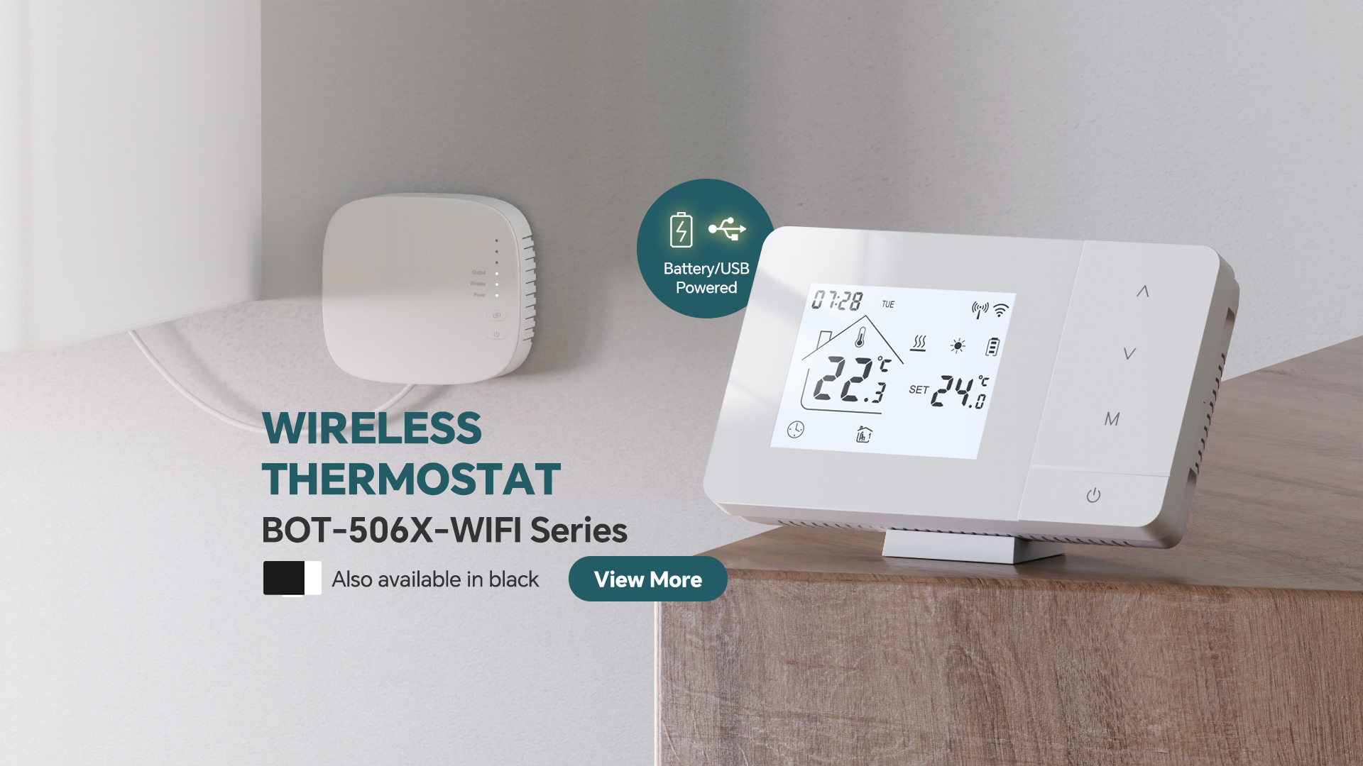 Beok Smart Thermostat For Water-Based Underfloor Heating And