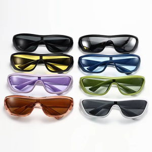 Lunettes de soleil de luxe 2025 pour homme et femme, style steampunk, pour fête, festival, futuristes, Y2K, lunettes de soleil alien - Product Image 6