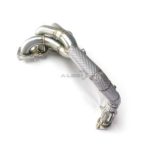 Collecteur d'échappement SS304 avec catalyseur pour Citroën C2 1.4L 1.6L 2006-2016, fixation directe avec bouclier thermique - Product Image 5