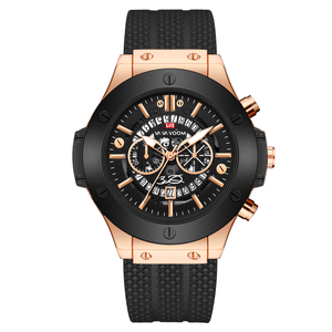 Luxury Men Chronograph <b>Watch</b> 42mm Ceramic <b>Case</b> Quartz Movement Luminous Multi Function Sports Wristwatch - Product Image 3