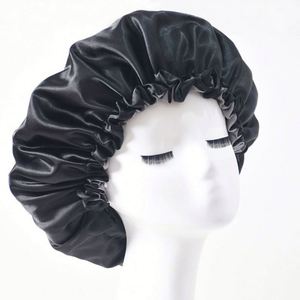 Bonnet de nuit en satin double couche réglable pour femmes, idéal pour les cheveux naturels - Vente en gros - Product Image 2