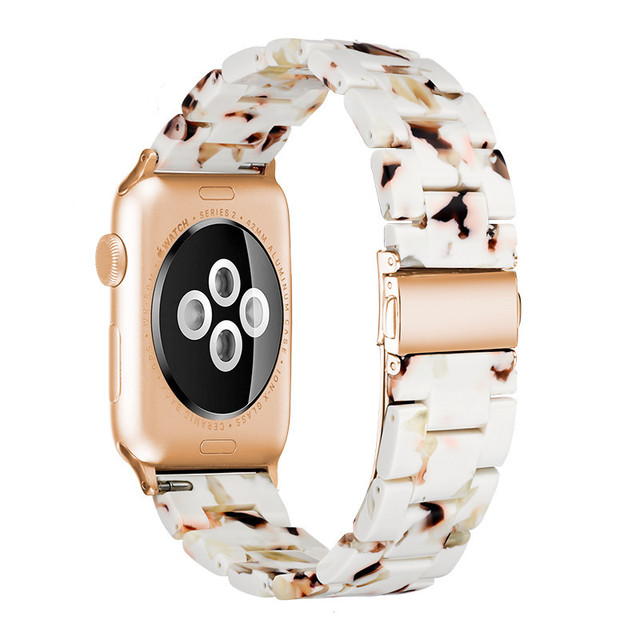HuaMJ New Material Custom Jewelry Men Strap Bands Watch Band 38mm 42mm Strap for Apple Watch