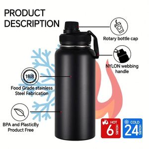 Botella de Agua Deportiva de Acero Inoxidable Speol, 2L, 32oz, 40oz, con Recubrimiento en Polvo, Aislamiento al Vacío, Doble Pared, Antiderrames, para Viaje, Venta al Por Mayor - Product Image 3