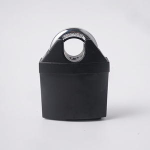 Candado de Hierro Reforzado Antirrobo de Alta Calidad de Fábrica FEIHUAN, Llave Cuadrada Negra, Recubrimiento Plástico Impermeable, 4 Llaves - Product Image 6