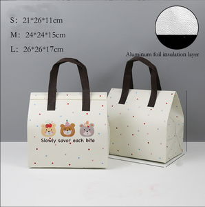 Takeout Insulation <b>Bag</b> Purple Takeout <b>Bag</b> Non-woven Packaging Waterproof Customizable <b>Christmas</b> <b>Gift</b> <b>Bag</b> - Product Image 6