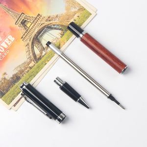 Stylo à bille en bois rouge de haute qualité Logo personnalisé Largeur d'écriture de 0,7 mm Encre noire/bleue écologique Utilisation au bureau et à l'école <span class=keywords><strong>Darwin</strong></span> DR130 - Product Image 6