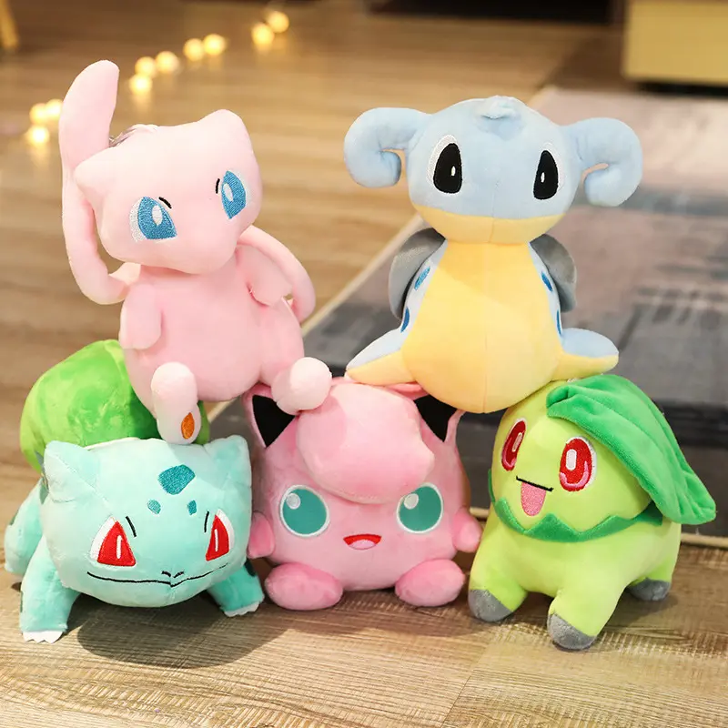 Zd cpc ce brinquedos de pelúcia personalizados, pokémon, animais de pelúcia, monstros de bolso, brinquedos macios de pokemone, brinquedos de pelúcia dos desenhos animados, animal de estimação, elf, boneca