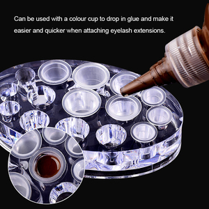 Tattoo Ink Cup <b>Holder</b> Silicone Pigment Stand Tray for PMU Microblading Permanent <b>Makeup</b> Workstation Professional Studio Use - Product Image 4