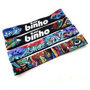 Direct Factory Sale No MOQ Elastic Band Screen Printing Jacquard Logo Nylon Polyester Material <b>Webbing</b> Directly Made Spandex - Product Image 1