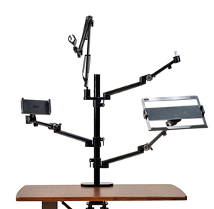 Soporte de brazo para <span class=keywords><strong>monitor</strong></span> de ordenador mecánico de acero inoxidable, soporte de brazo para <span class=keywords><strong>monitor</strong></span> de escritorio <span class=keywords><strong>Vertical</strong></span> ultrawide VESA para <span class=keywords><strong>monitor</strong></span> de pantalla de 13-32 pulgadas - Product Image 2