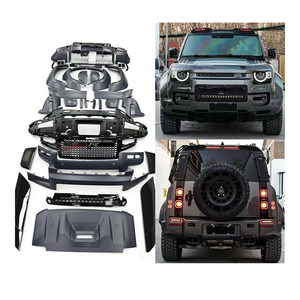 Kit de Actualización de Escape para Parachoques Nuevo para <span class=keywords><strong>Defender</strong></span> 90/110/130 2021-2025, Material PP, Instalación con Tornillos, Ajuste Universal, Fácil Instalación - Product Image 1