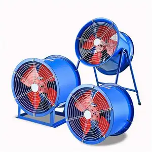 Wholesale Industrial Axial Flow Fans Low Noise Duct Ventilation or Heat Dissipation Fan Stainless Steel AC Floor Type 2 Years