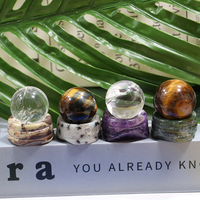 26*13mm Kristallkugelhalter Kristallkugelständer Ausstellungsregal Schmuck-Kristallvitrine