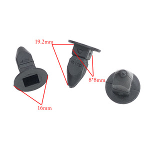 Auto <b>Car</b> Fender Liner <b>Clip</b> 19.2mm 16mm 8x8mm Replacement Repair Fastener - Product Image 1