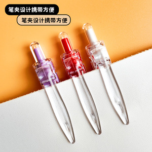 Customizable High Quality Neutral <b>Pen</b> K36 Gold Plastic Shell Push Button Ballpoint <b>Pen</b> For Student Exam Practice - Product Image 2