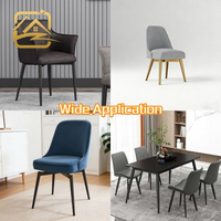 Pieds de chaise en métal chromé massif de 42 cm, vente en gros d'usine moderne, pieds de chaise en fer, support de canapé pour chaise