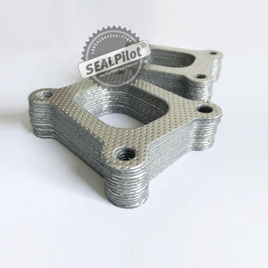 Ensemble de pièces détachées professionnelles, <span class=keywords><strong>joint</strong></span> d'<span class=keywords><strong>échappement</strong></span> résistant aux hautes températures en métal pour automobile - Product Image 1
