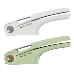 Công Cụ Nhà Bếp Cho Tỏi Trái Cây Trái Cây Rau Peeler Báo Chí Thép Không Gỉ 4-Trong-1 Tỏi Máy Ép Rocker Thiết Cho Nghiền Nát - Product Image 1