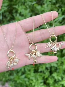 Exquisite Jewelry style Charm Pendant Necklace Fish Turtle Shell Hoop <b>Chain</b> Jewelry for Women Pendant Necklace - Product Image 1
