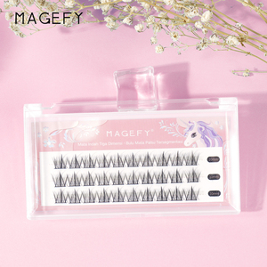 Kits d'extensions de cils <span class=keywords><strong>Magefy</strong></span> en gros sous marque privée, courbure C, 10 mm, extensions en éventail 3-en-1, cils bouclés, faux cils - Product Image 4