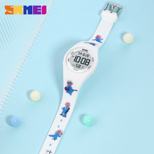 Skmei Digital Watch For Kids Colorful Strap With Pedometer And Alarm Clock Water Resistant 30M Sport Watch - Product Image 2