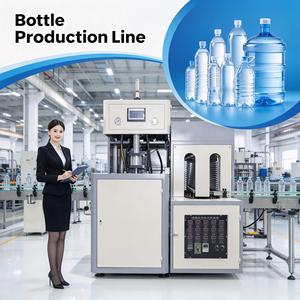 Máquina de Moldeo por Soplado de Botellas PET Semiautomática de 600 ml y 2 Cavidades, Fácil Operación para Agua Mineral - Product Image 4