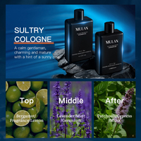 Gel douche parfumé MULAN Cologne pour homme nettoyant pour le corps parfum longue durée nettoyage en profondeur nourrissant rafraîchissant