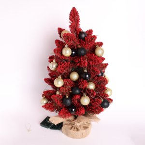 Christmas Indoor Decoration PE PVC Mixed Dense Mini Artificial <strong>Tabletop</strong> Christmas <strong>Tree</strong> - Product Image 3