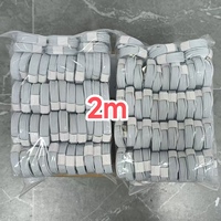Cable USB Tipo C Trenzado de Alta Resistencia con Logotipo Personalizado al por Mayor, 1.5m 5 pies, Cable de Sincronización de Datos de Carga Rápida para Samsung Xiaomi Huawei