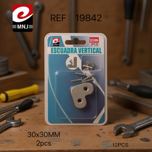 Escuadra Vertical 30x30mm 2pcs Steel Angle Bracket For Mounting - Product Image 2
