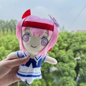 ตุ๊กตาน่ารักเดอร์บี้สำหรับเด็กผู้หญิงขนาด20ซม. ทำจากวัสดุที่ช่วยบรรเทาความเครียดในวันเกิดคล้ายดอกพีช - Product Image 2