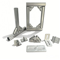 Cloison de séparation rapide sans soudure en acier inoxydable 304 pour montage DIY