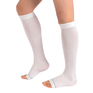 <span class=keywords><strong>Medias</strong></span> de Compresión Antiembólicas de Alta Calidad, Blancas, hasta la Rodilla, con Punta Abierta, 15-20 mmHg, <span class=keywords><strong>para</strong></span> el Tratamiento de <span class=keywords><strong>las</strong></span> Venas Varicosas - Product Image 5